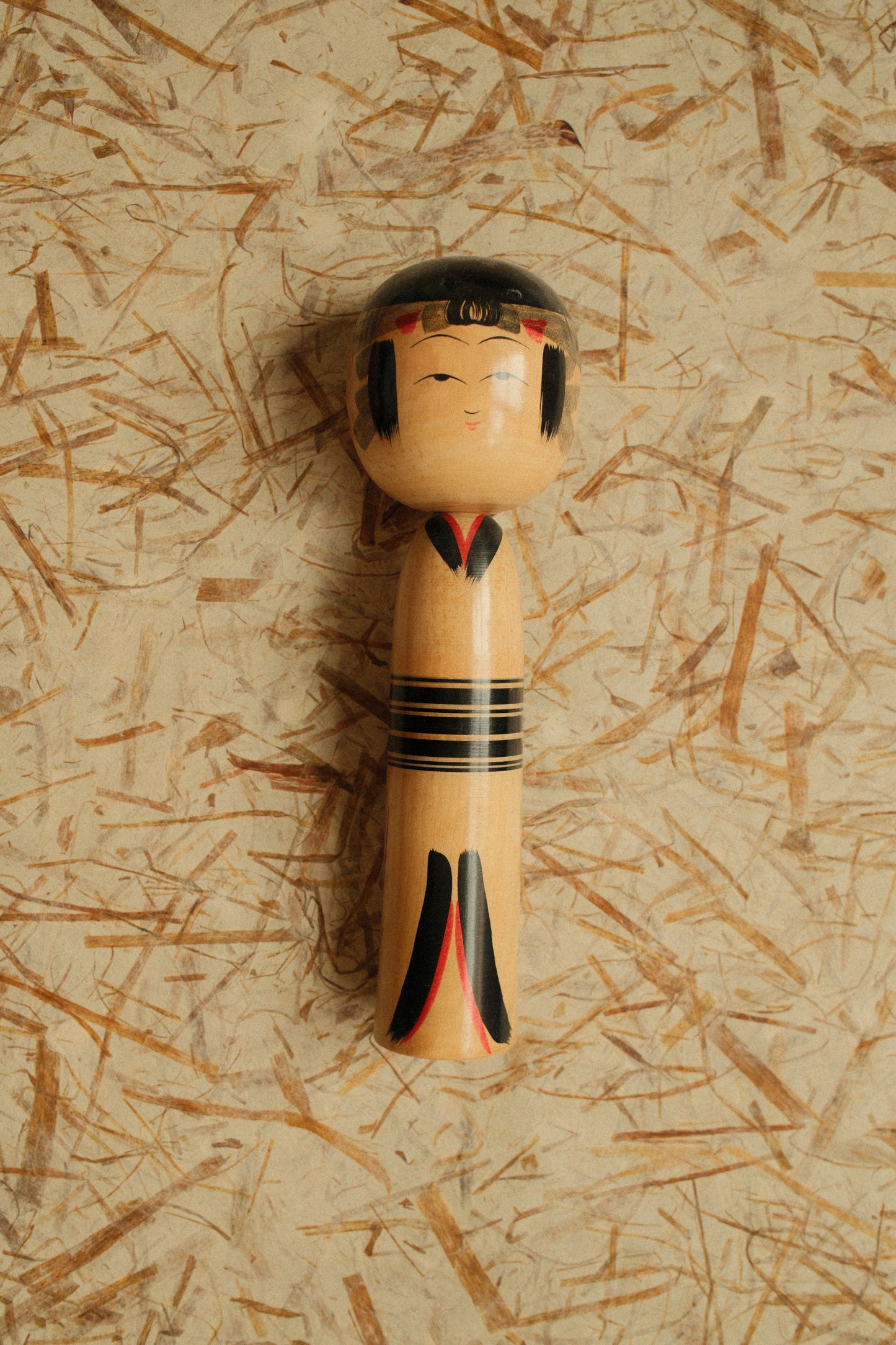 Kokeshi Doll by Sayama Yoshiharu (Yajiro-Kei, Miyagi Prefecture)
