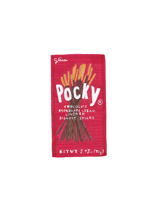 Hand-Drawn Japanese Glica Pocky (Open Edition Print)