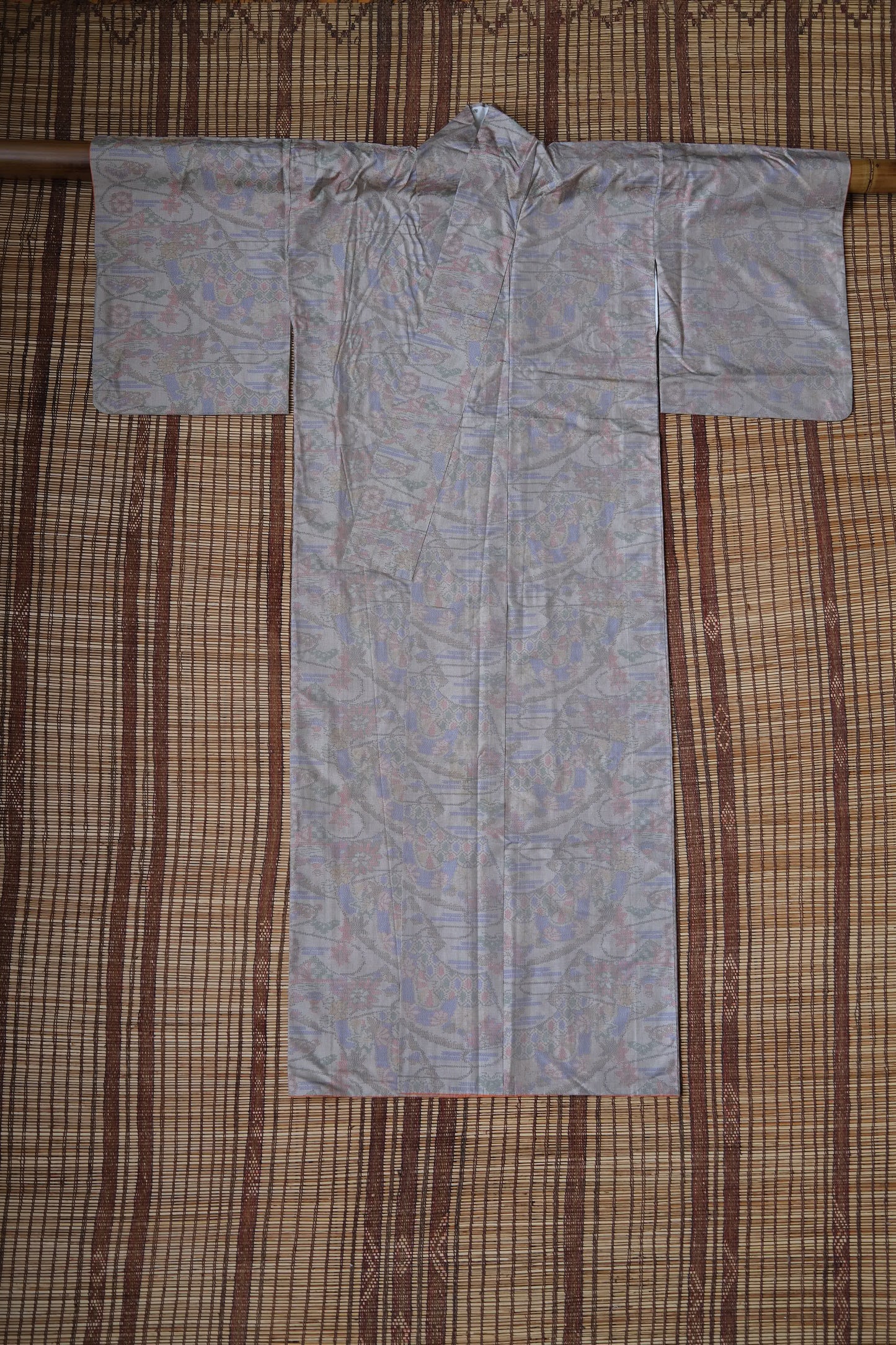 Vintage Kimono: Cherry Blossoms, Fans, & Foliage