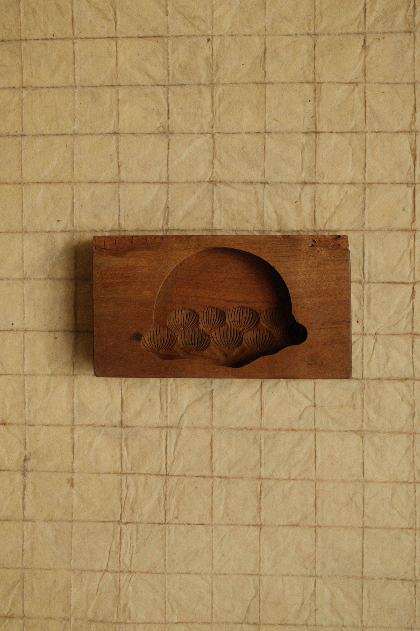 Kashigata Wagashi Press - Pine and Sun Motif