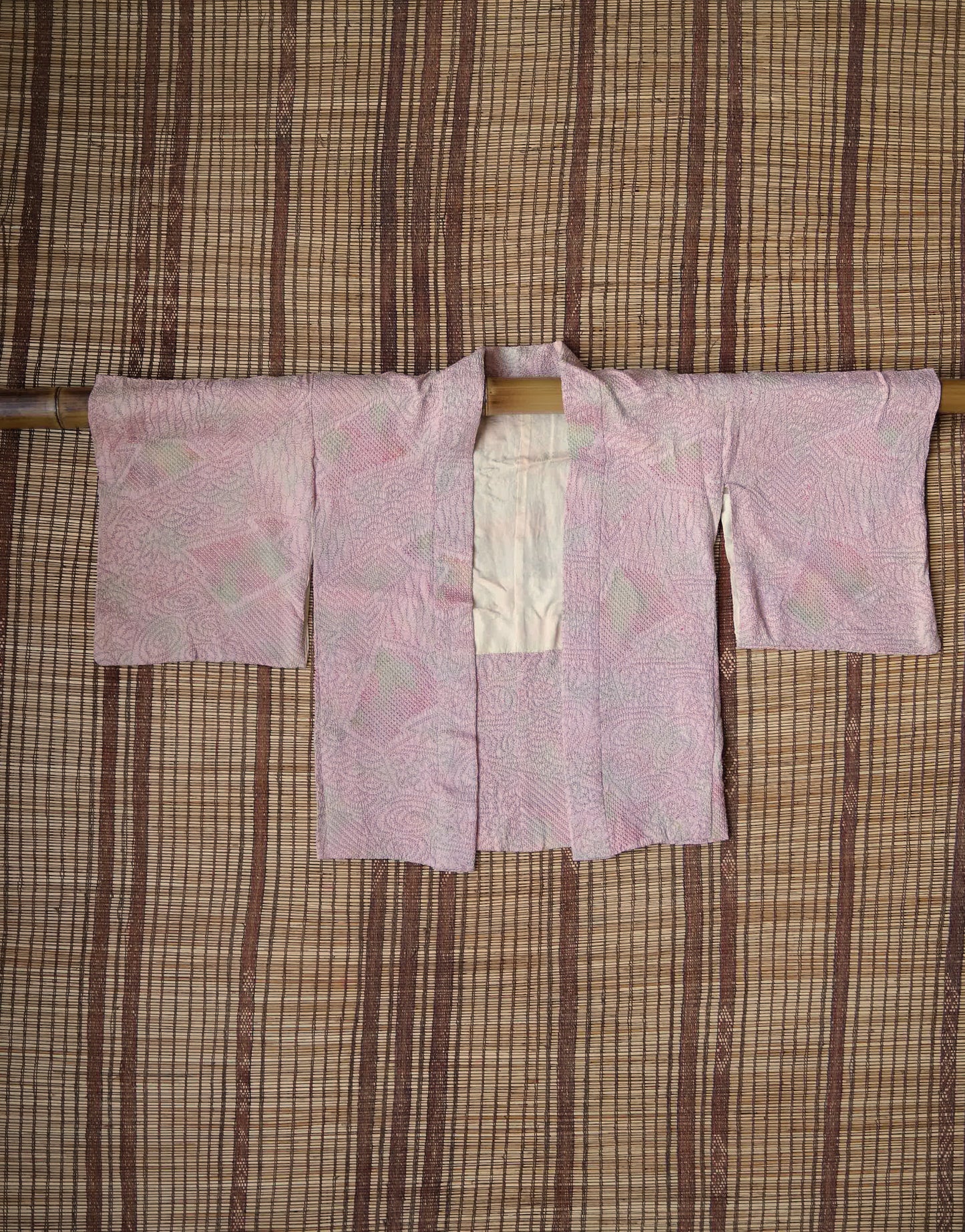 Vintage Haori: Pastel Shibori