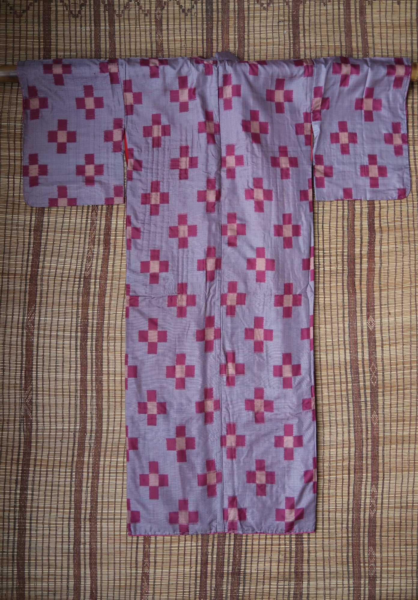 Vintage Kimono: Kasuri Ikat
